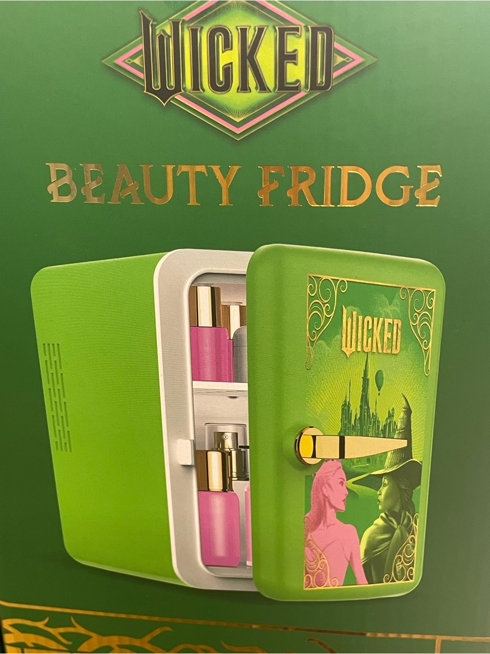 Wicked Beauty Fridge – Green Makeup Cooler NIB
